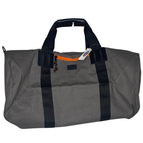 Old Navy Handbags - Old Navy Classic Unisex Duffle Bag (Size:OS, Color:Gray/Black/Peach)